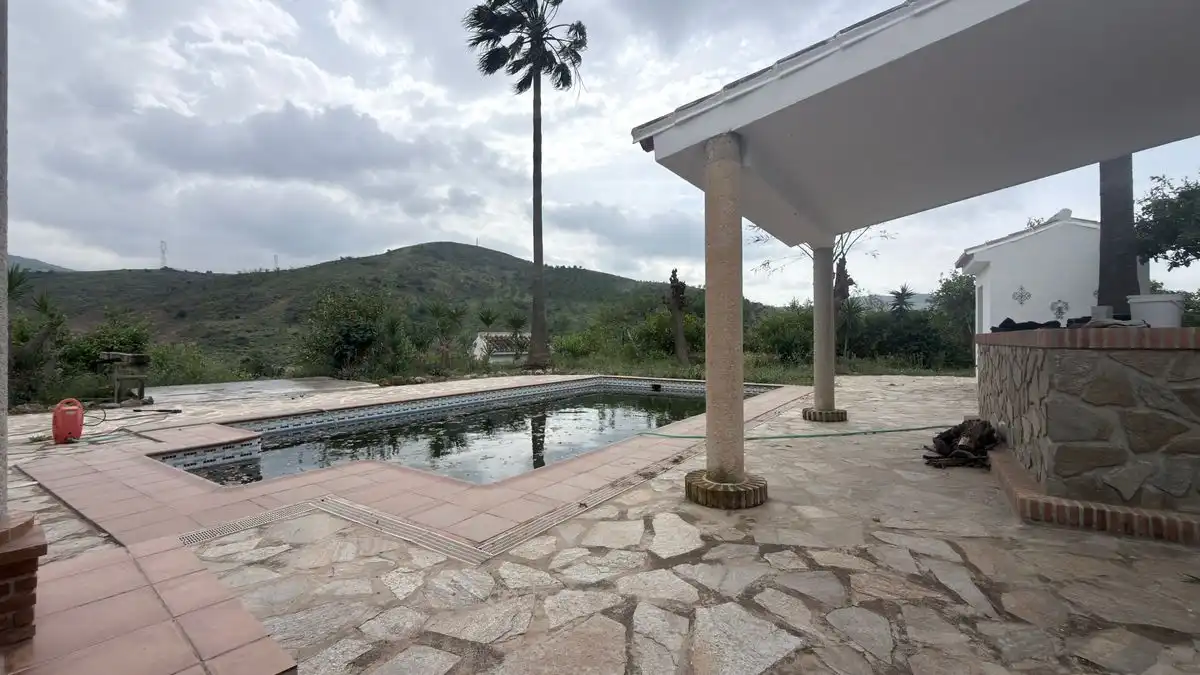 Swimming pool of Country homes for rent in Valle de Abdalajís  with Air Conditioner, Heating and Private garden
