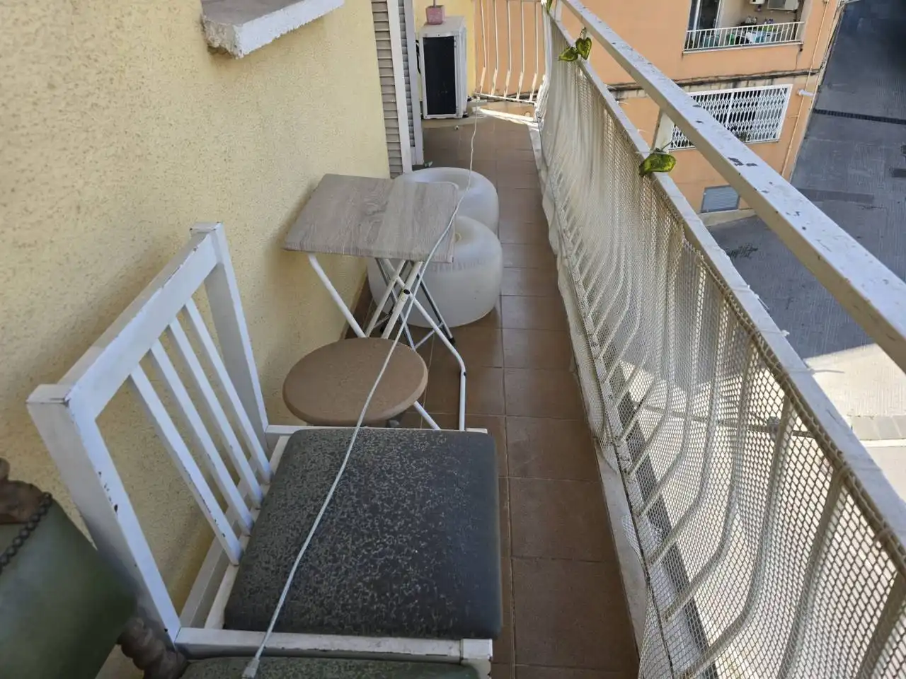 Terrasse von Wohnung zum Verkauf in Terrassa mit Klimaanlage, Heizung und Parkett
