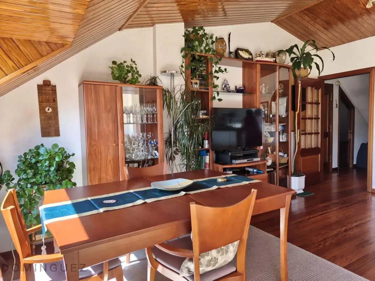 Dining room of Flat for sale in Vigo   with Heating, Terrace and Storage room