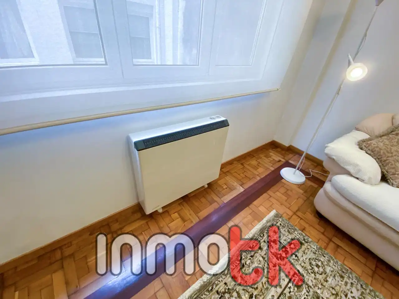 Bedroom of Flat for rent in A Coruña Capital   with Heating, Parquet flooring and Furnished