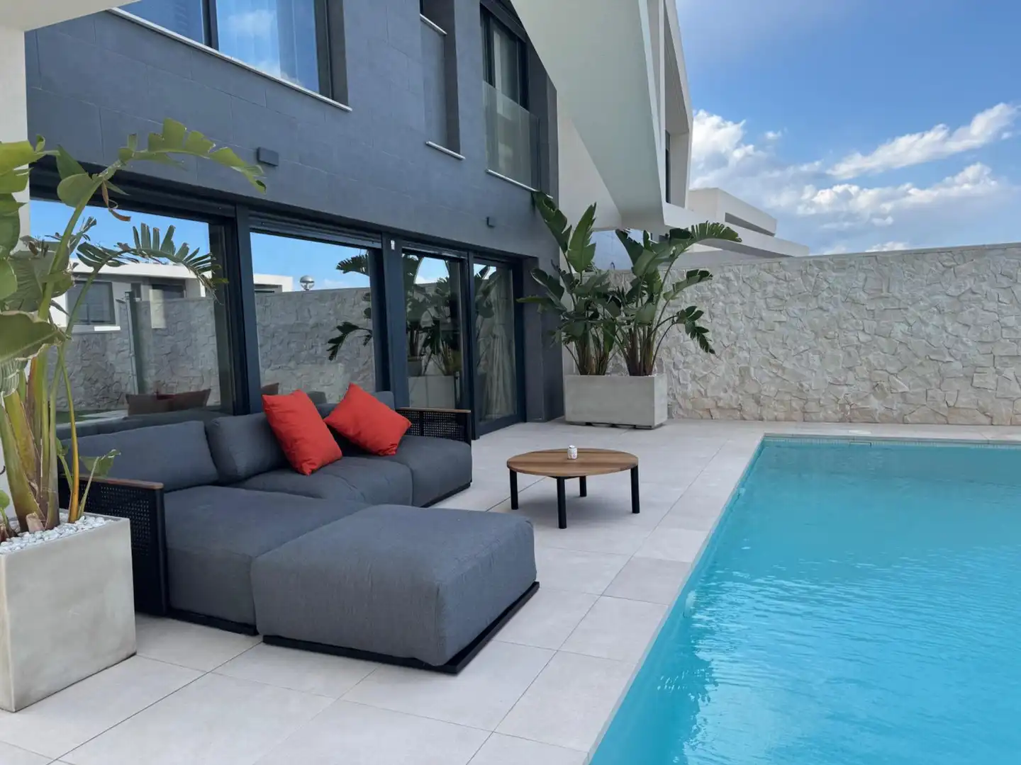 Terrace of Houses for rent in Santa Pola  with Air Conditioner, Heating and Private garden