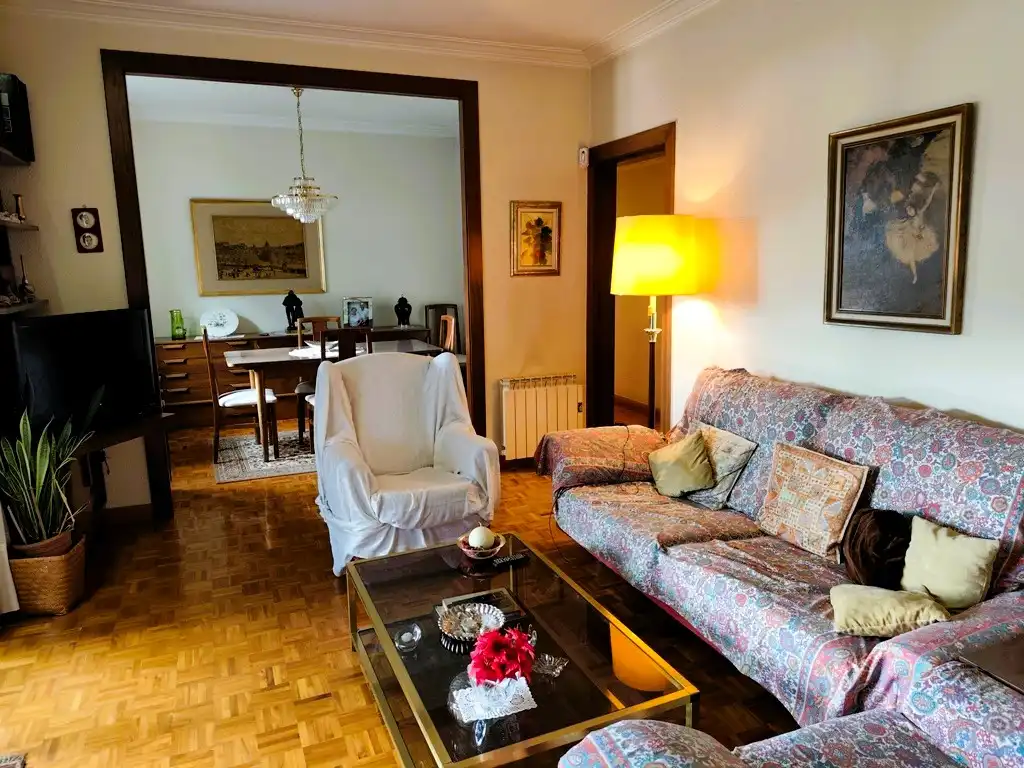 Living room of Flat for sale in Barcelona  with Air Conditioner, Heating and Parquet flooring