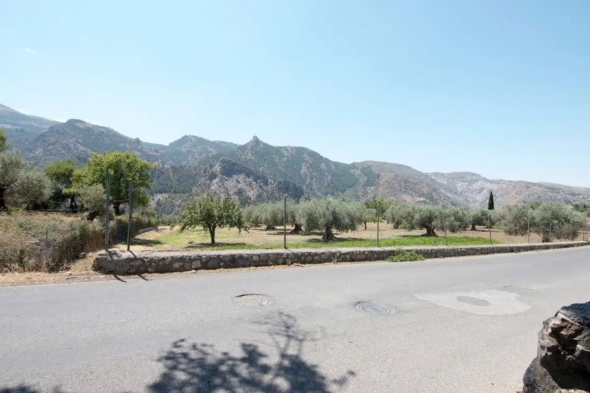 Vista exterior de Finca rústica en venta en Güéjar Sierra con Jardín privado, Terraza y Piscina