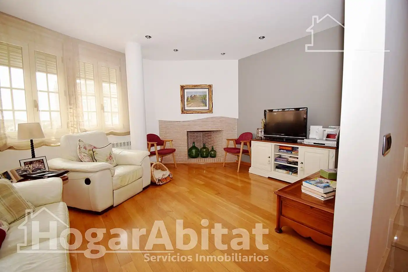 Living room of Detached homes for sale in Vila-real  with Air Conditioner, Private garden and Terrace