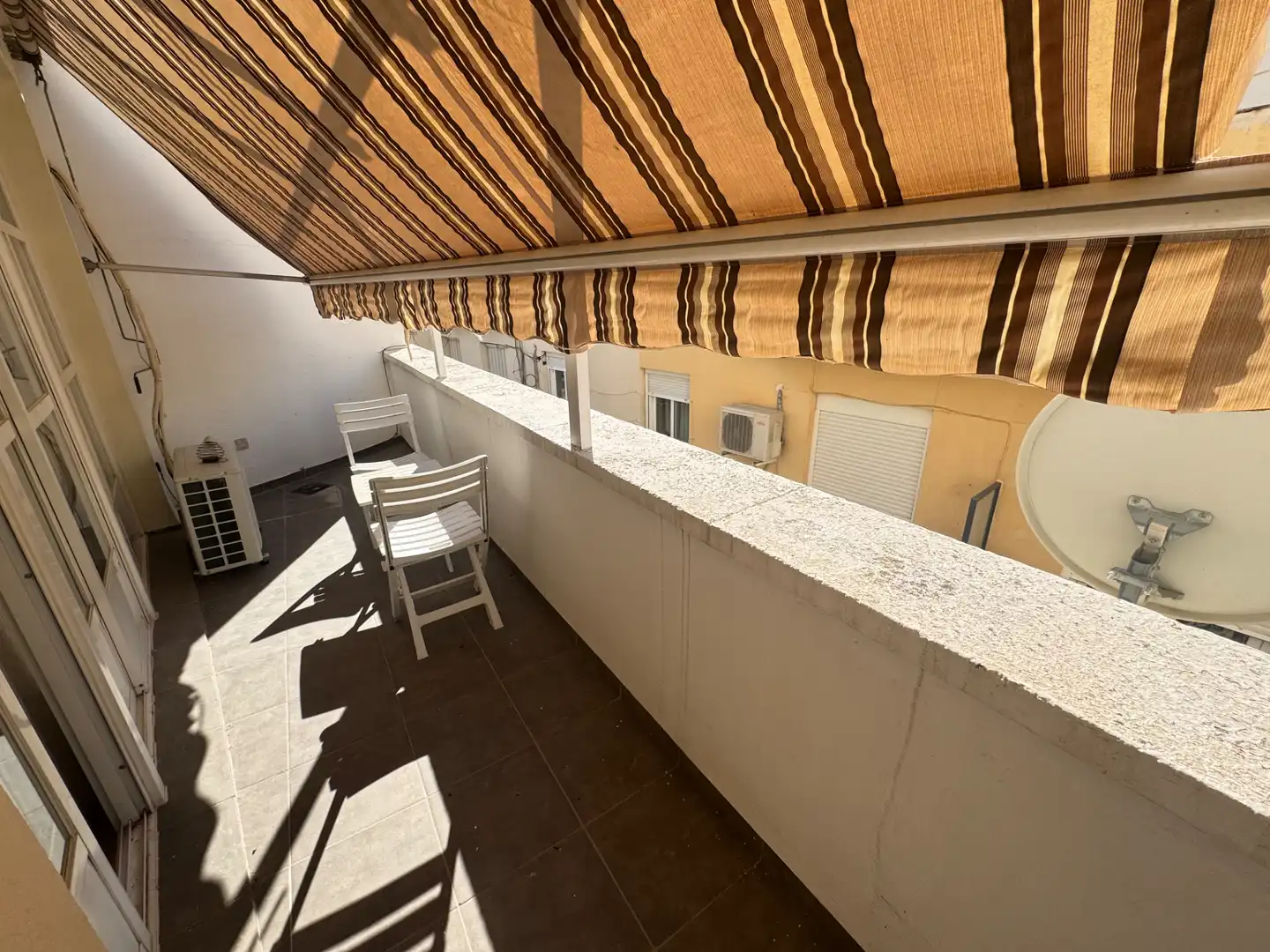 Balcony of Flat for rent in Jaén  with Air Conditioner, Heating and Terrace