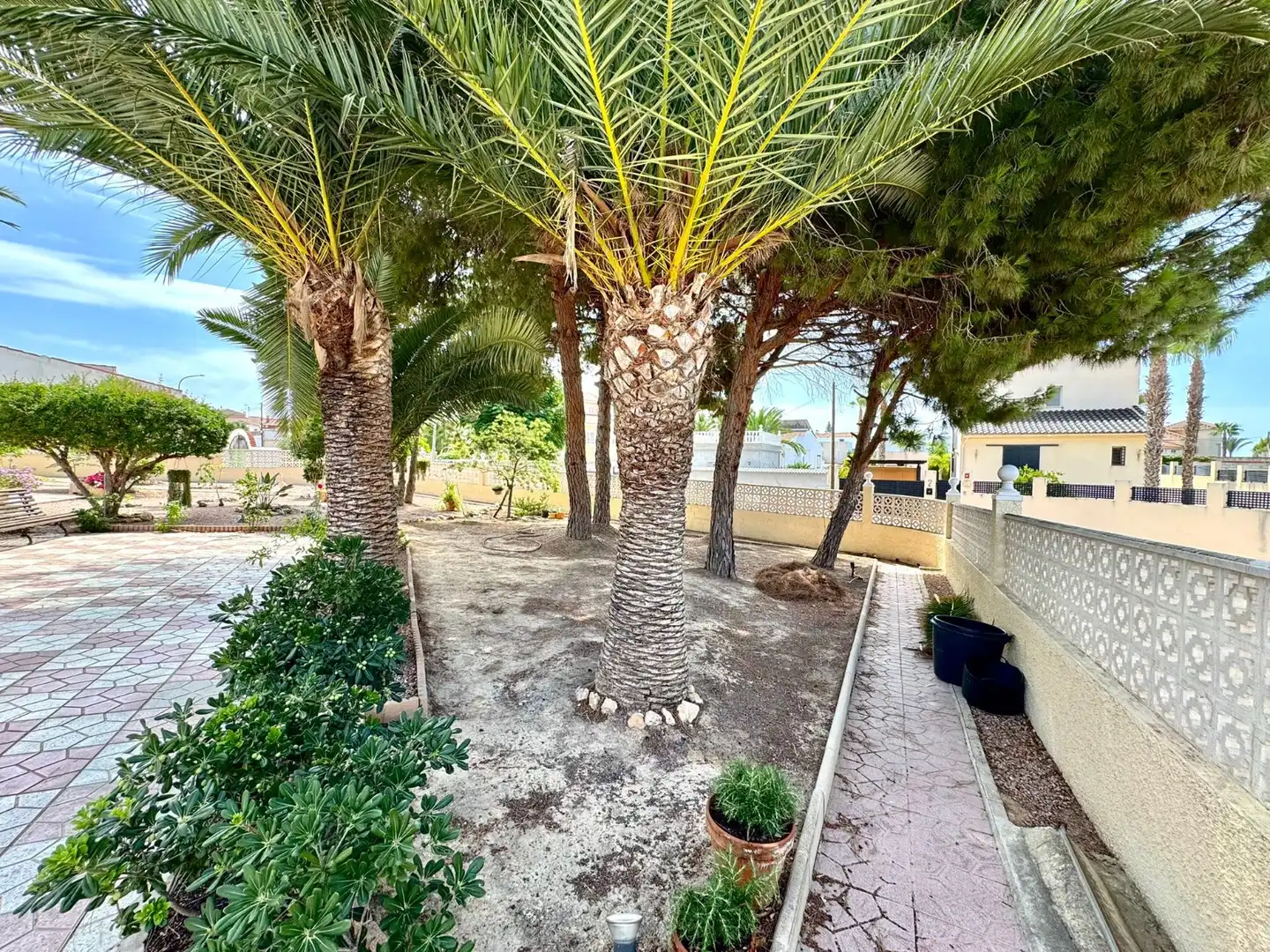 Garten von Haus oder Chalet zur Miete in Rojales mit Klimaanlage, Heizung und Privatgarten