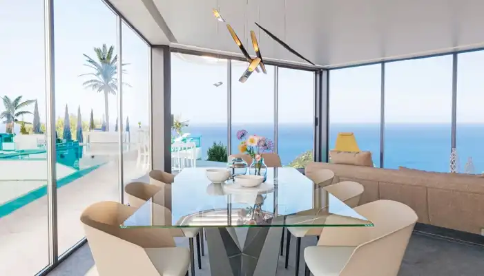 Dining room of Houses for sale in Jávea / Xàbia  with Air Conditioner
