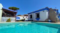 Exterior view of House or chalet for sale in Chiclana de la Frontera  with Air Conditioner, Terrace and Swimming Pool