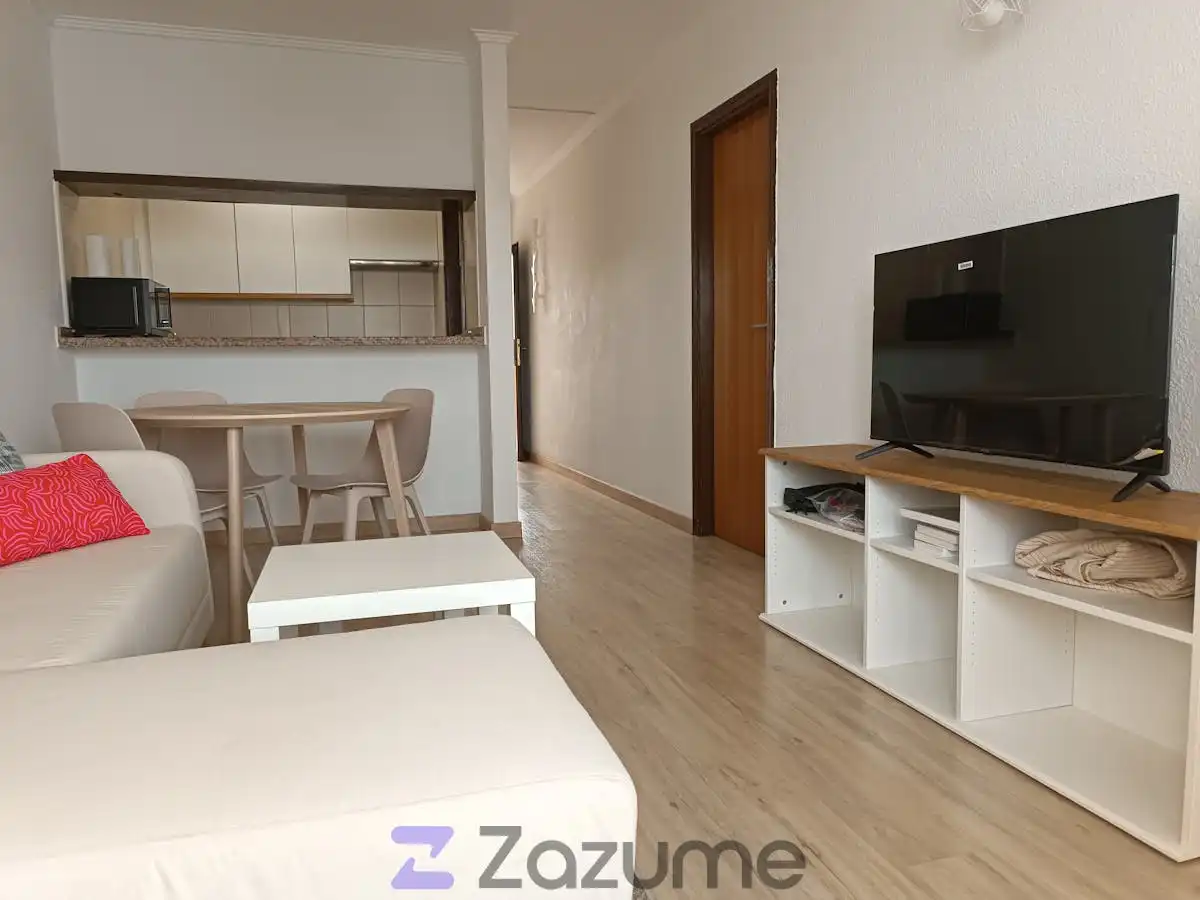 Wohnzimmer von Wohnung zur Miete in Adeje mit Heizung, Parkett und Terrasse