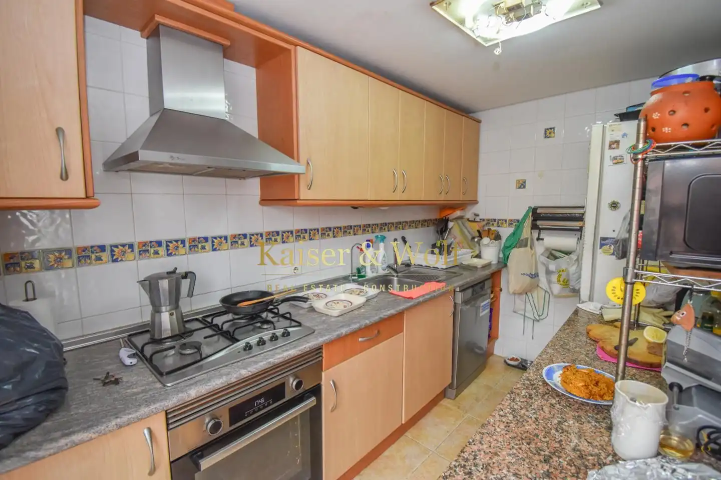 Cocina de Casa o chalet en venta en Santa Pola con Aire acondicionado, Jardín privado y Terraza