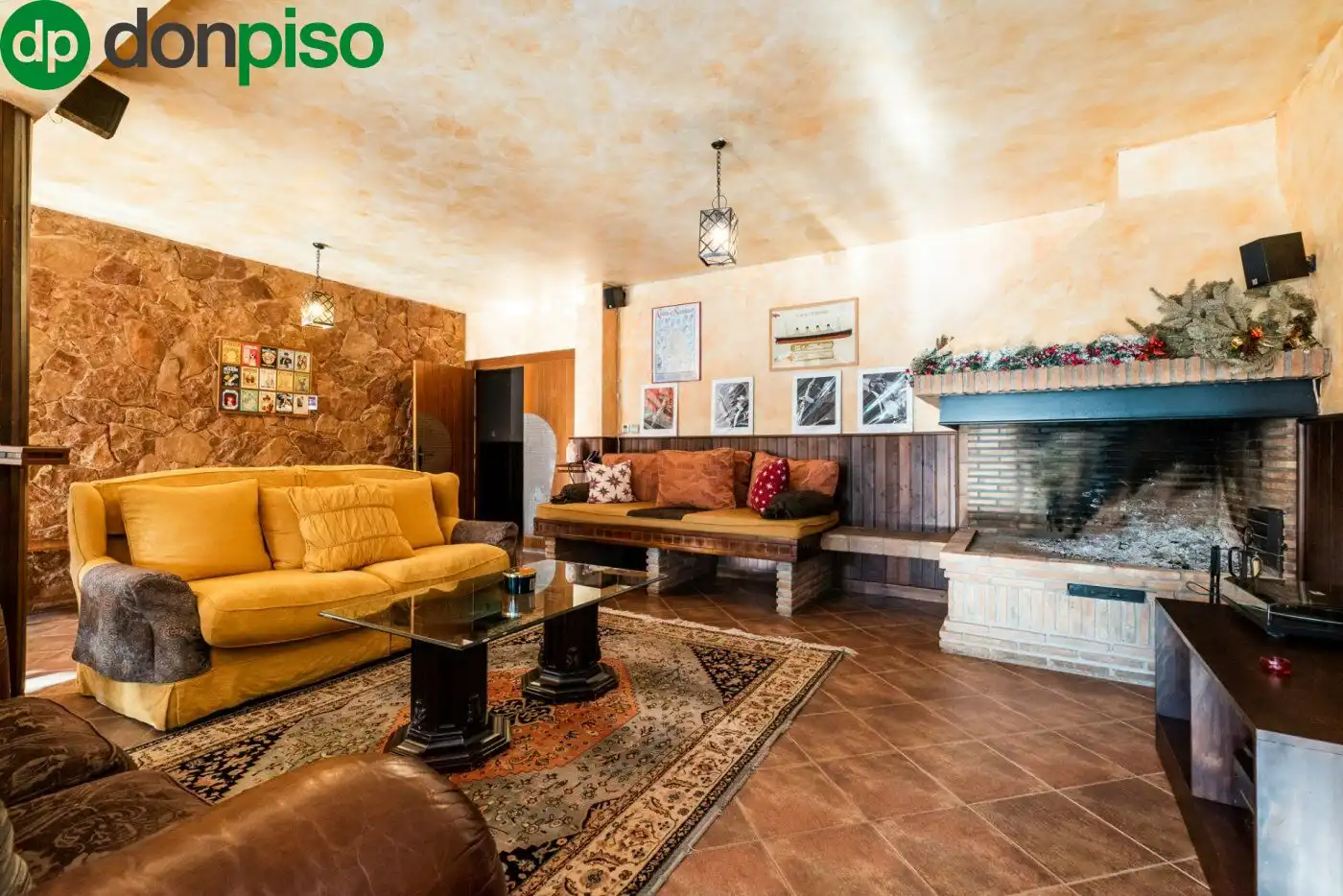 Sala de estar de Casa o chalet en venta en Albolote con Jardín privado, Terraza y Trastero