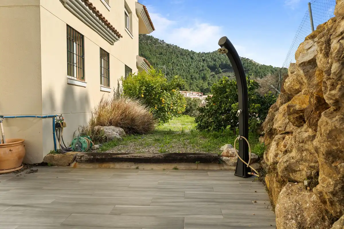 Terraza de Apartamento en venta en Mijas con Aire acondicionado, Jardín privado y Terraza