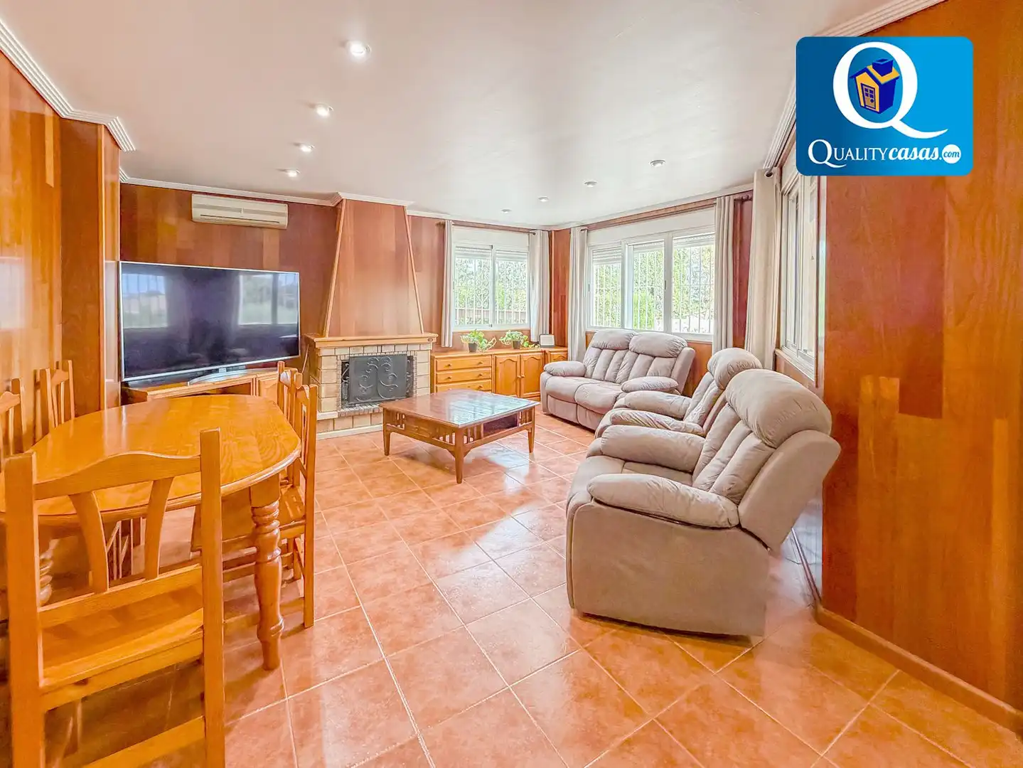 Living room of Houses for sale in Mutxamel  with Air Conditioner, Heating and Terrace