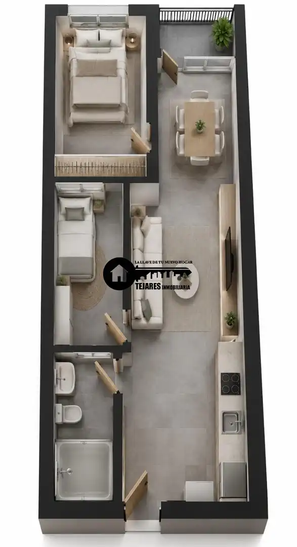 Habitación de Piso en venta en Albacete con Aire acondicionado