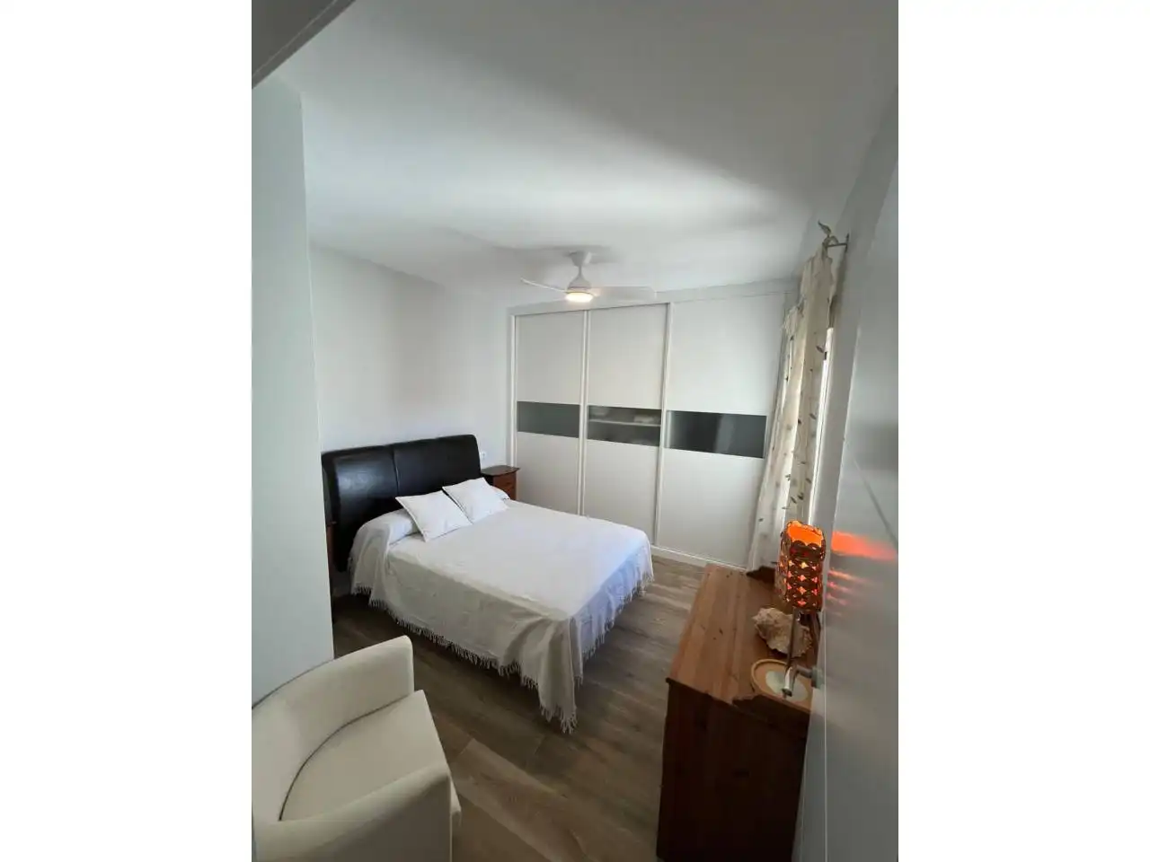 Schlafzimmer von Wohnung zur Miete in Badajoz mit Klimaanlage, Heizung und Terrasse