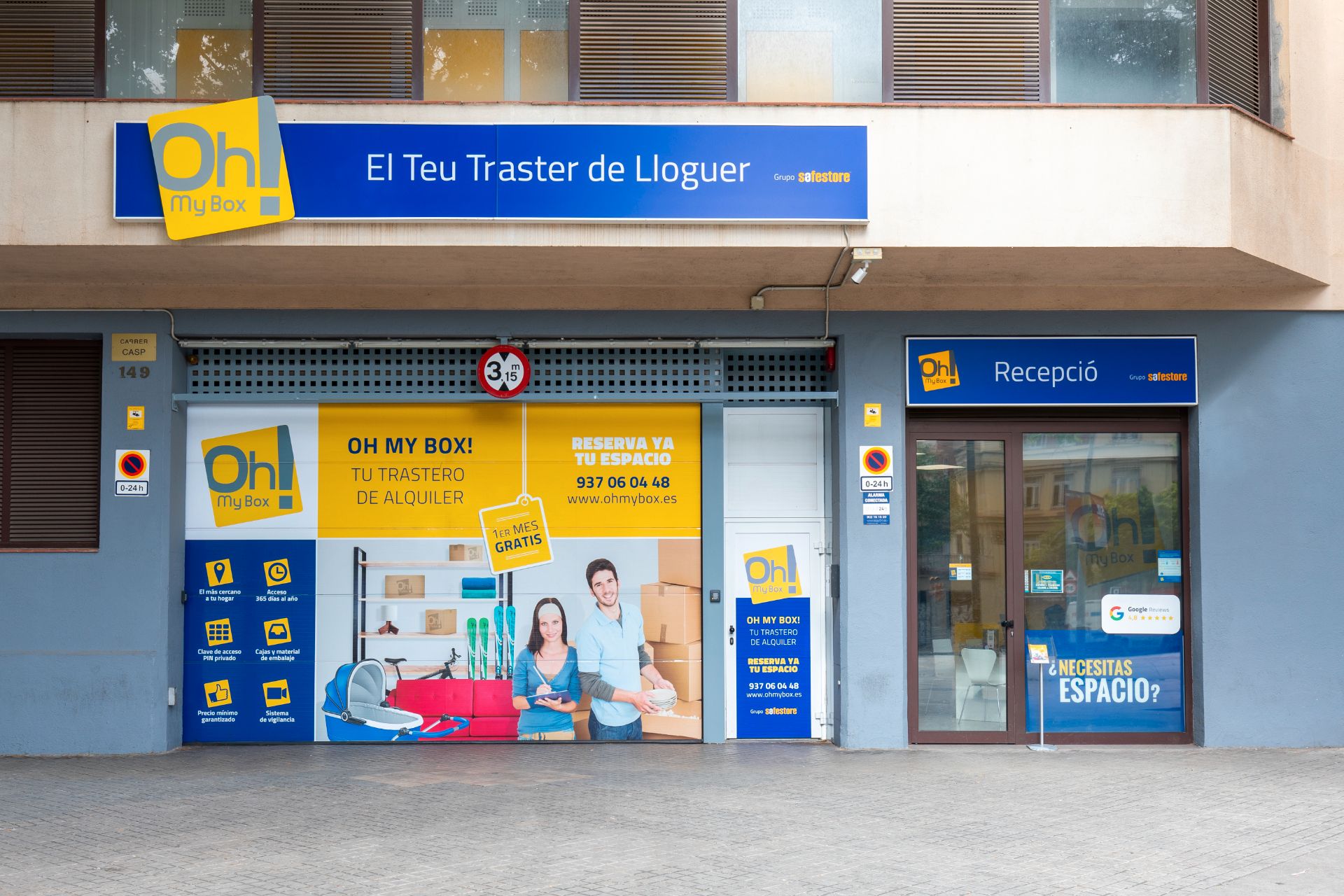 Traster de lloguer en  Barcelona Capital amb Alarma