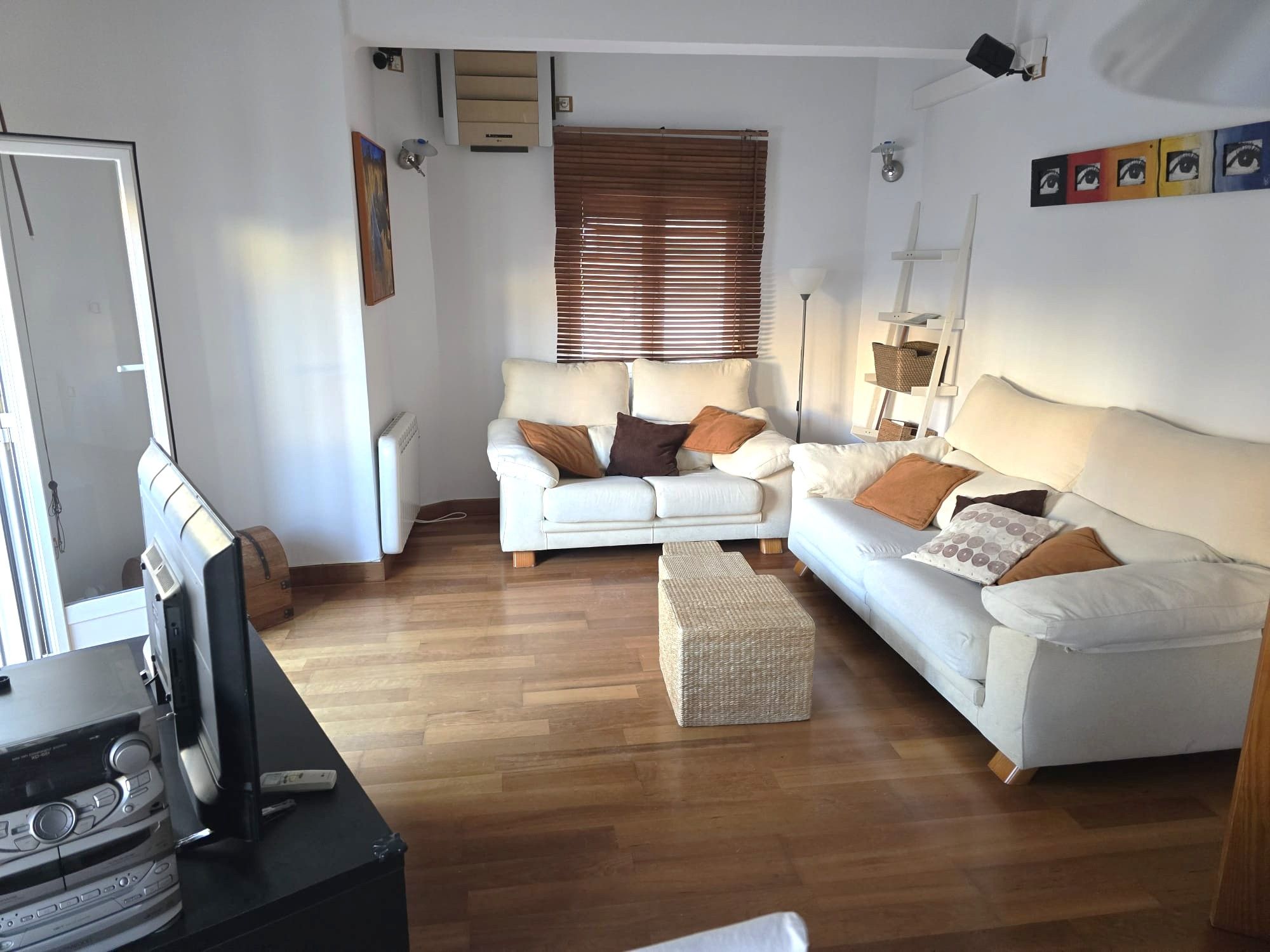 Living room of Apartment to rent in Cáceres Capital  with Air Conditioner, Heating and Terrace