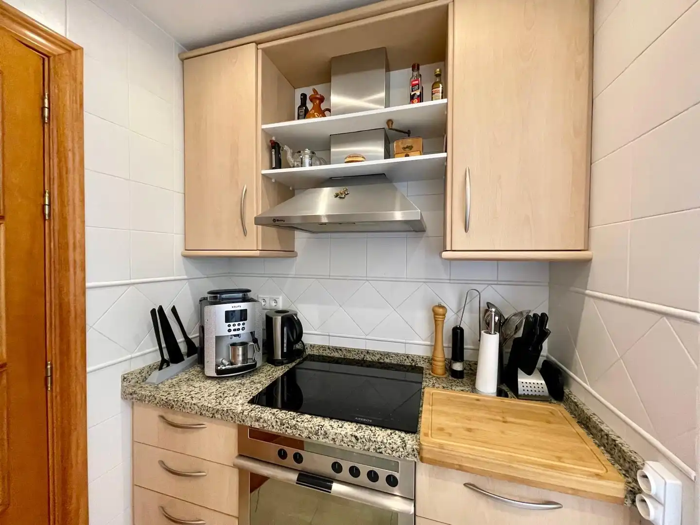Cocina de Ático en venta en Mijas con Aire acondicionado, Calefacción y Jardín privado