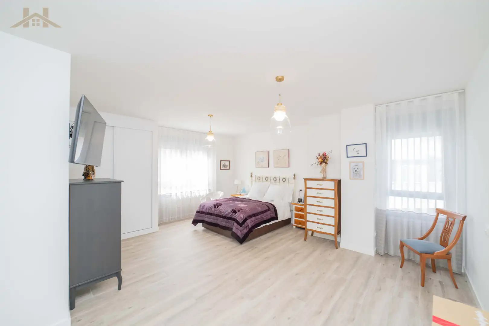 Schlafzimmer von Wohnung zum Verkauf in Arroyomolinos (Madrid) mit Klimaanlage, Heizung und Terrasse