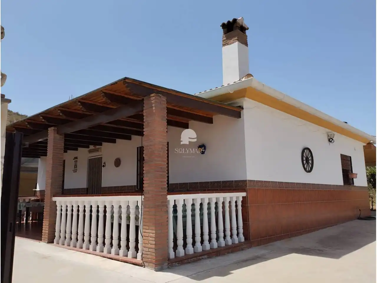 Vista exterior de Finca rústica de alquiler en Vélez-Málaga con Aire acondicionado, Jardín privado y Terraza