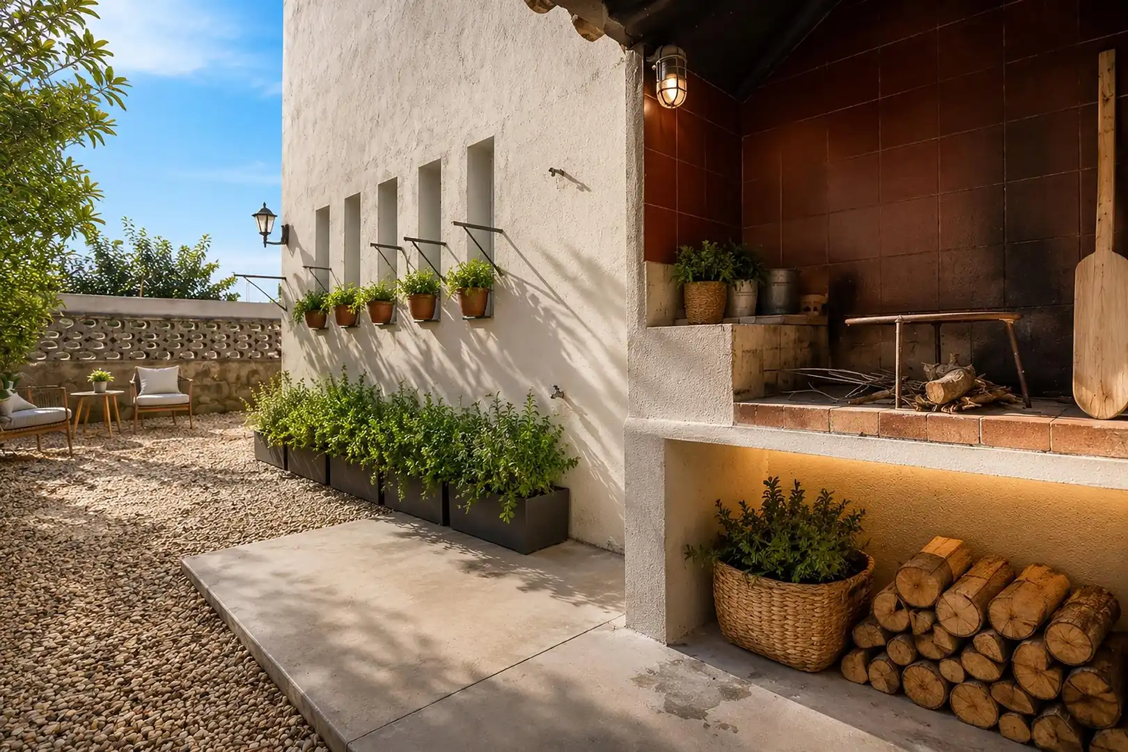 Terraza de Casa o chalet en venta en Almazora / Almassora con Jardín privado, Terraza y Trastero