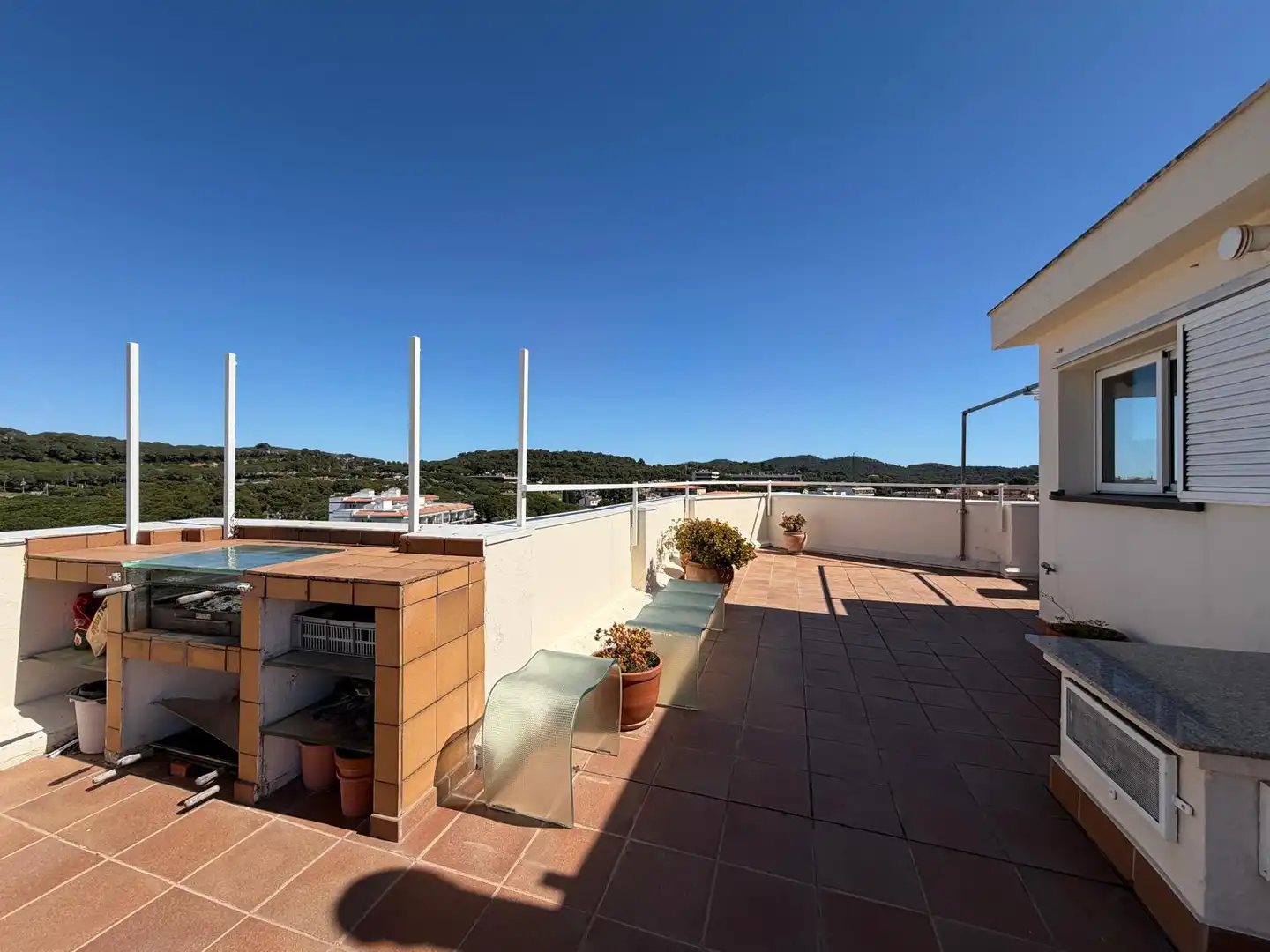 Terrasse von Wohnung zum Verkauf in Palamós mit Heizung, Terrasse und Möbliert