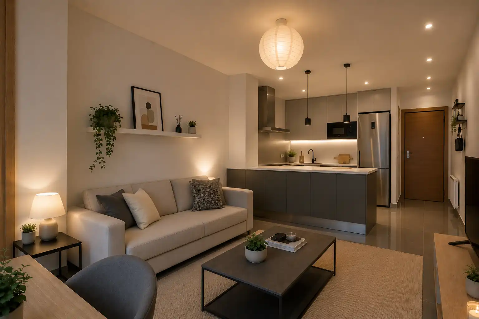 Sala de estar de Apartamento en venta en Madrid con Calefacción, Parquet y Trastero
