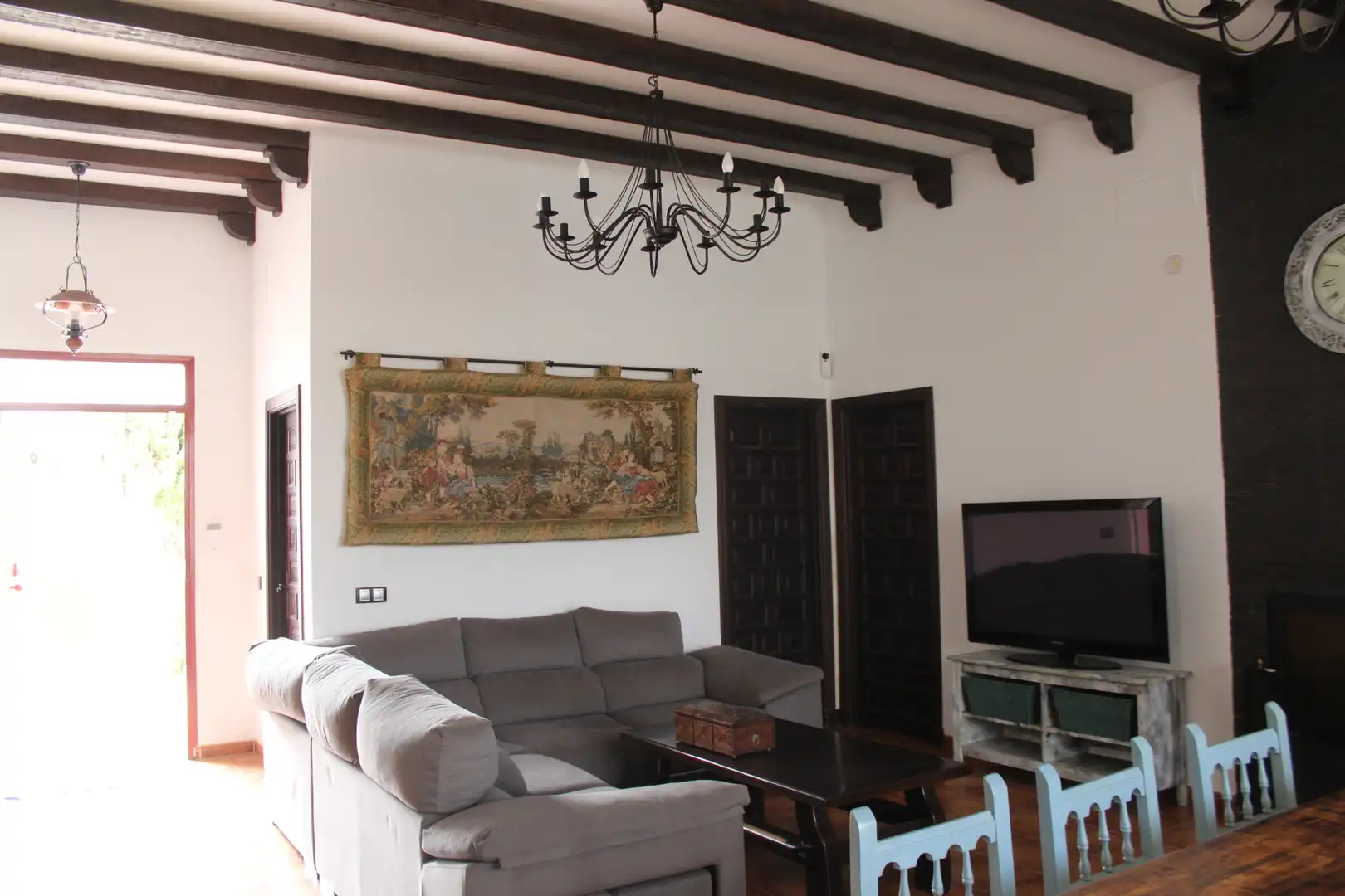Sala de estar de Casa o chalet en venta en Villaverde del Río con Aire acondicionado, Jardín privado y Trastero