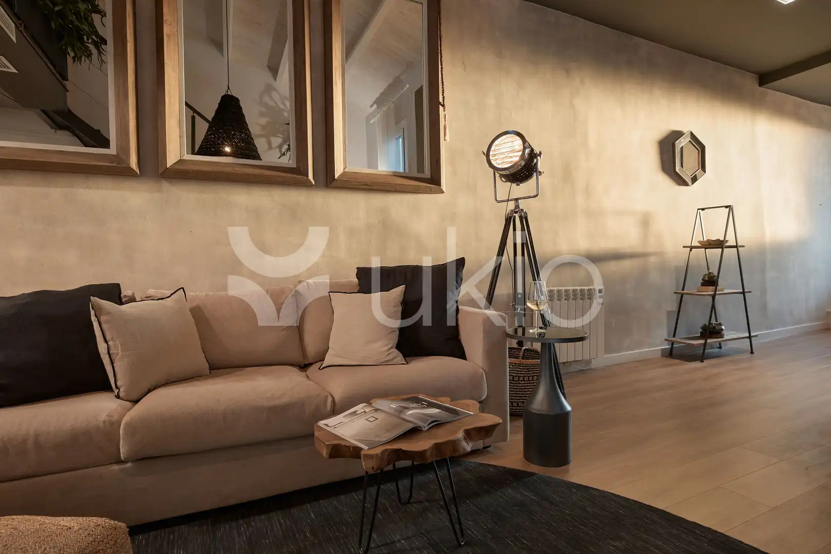 Living room of Apartments for rent in Barcelona  with Air Conditioner, Heating and Terrace