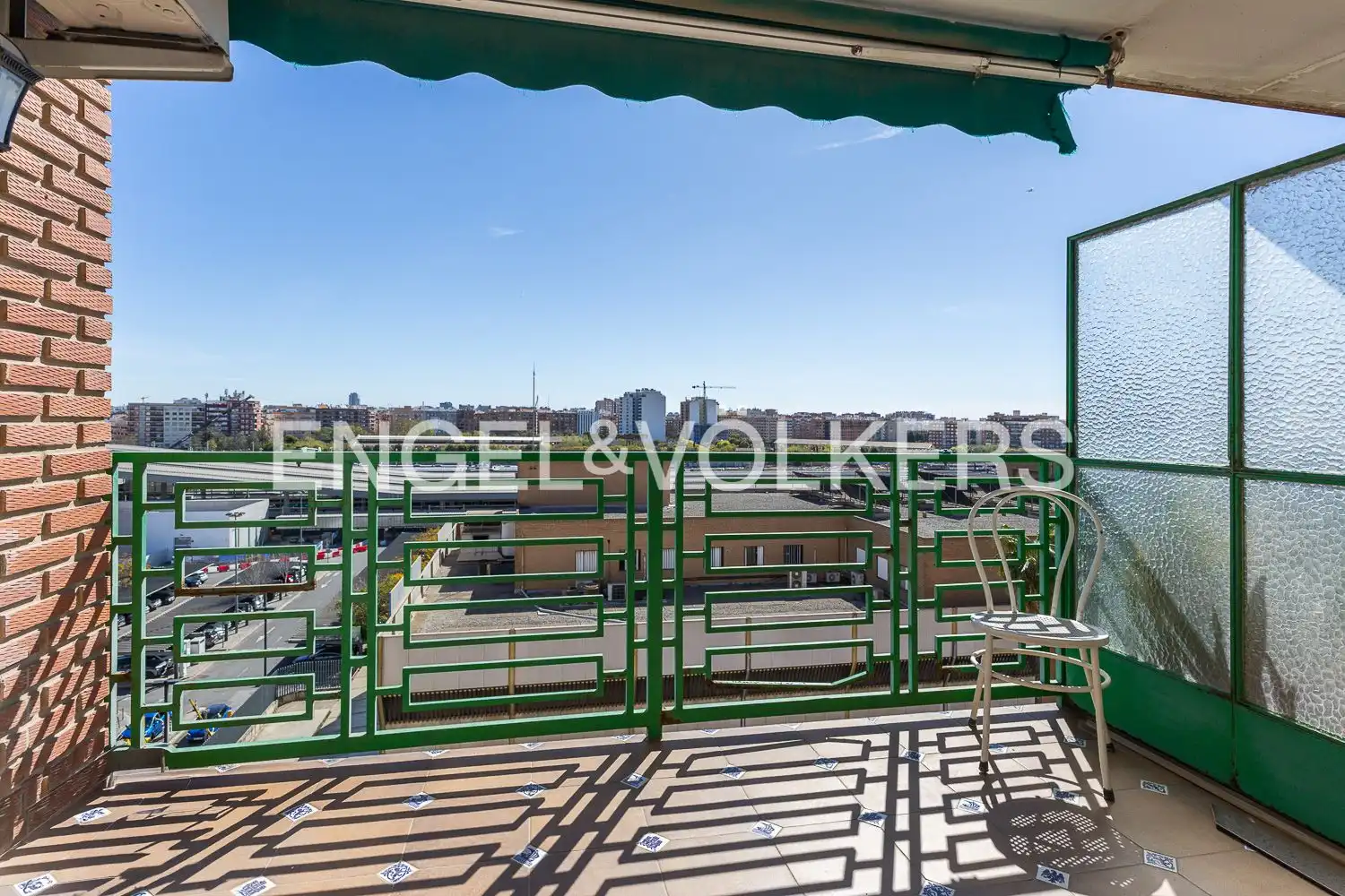 Terraza de Piso de alquiler en Valencia con Aire acondicionado, Calefacción y Terraza