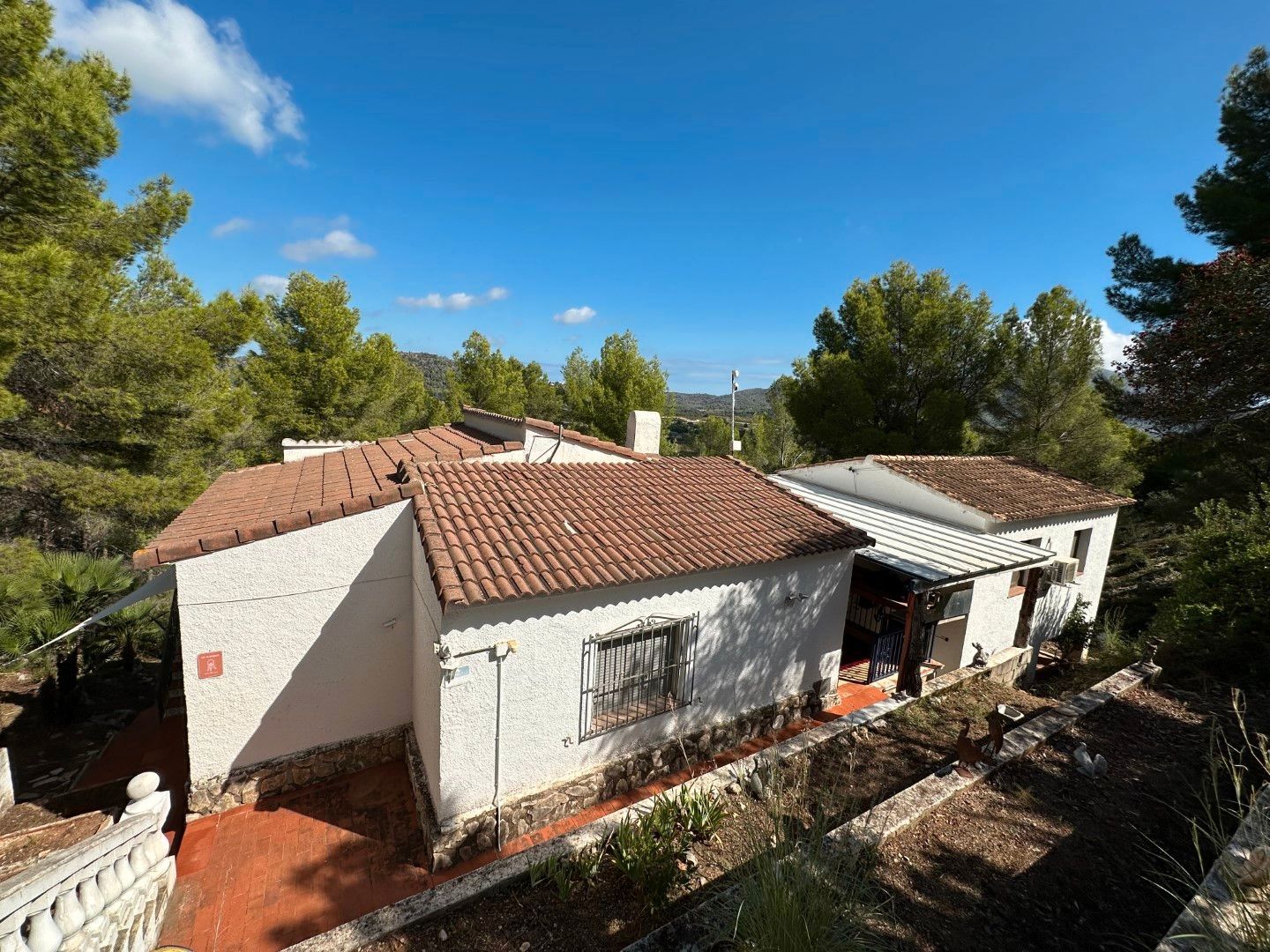Vista exterior de Casa o chalet en venta en Pedreguer con Aire acondicionado, Jardín privado y Terraza
