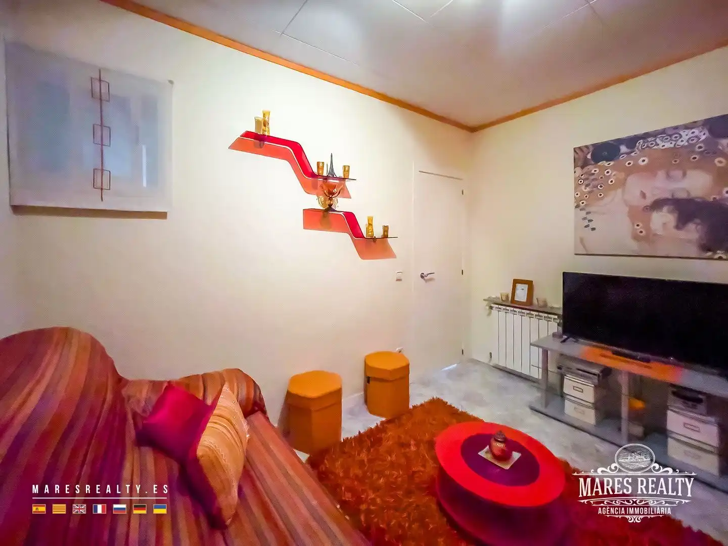 Sala d'estar de Casa adosada en venda en Lloret de Mar amb Aire condicionat, Calefacció i Traster