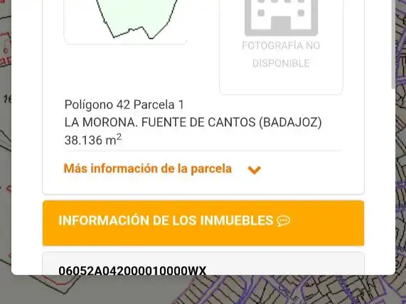 Parkplatz von Grundstücke zum Verkauf in Fuente de Cantos