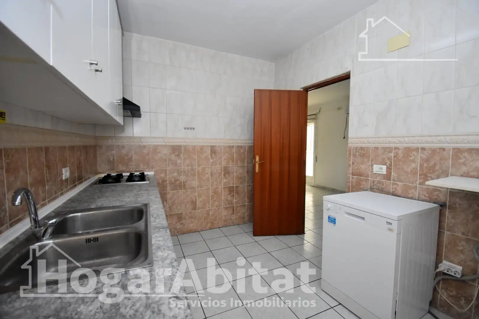 Cocina de Piso en venta en Castellón de la Plana / Castelló de la Plana con Aire acondicionado y Balcón