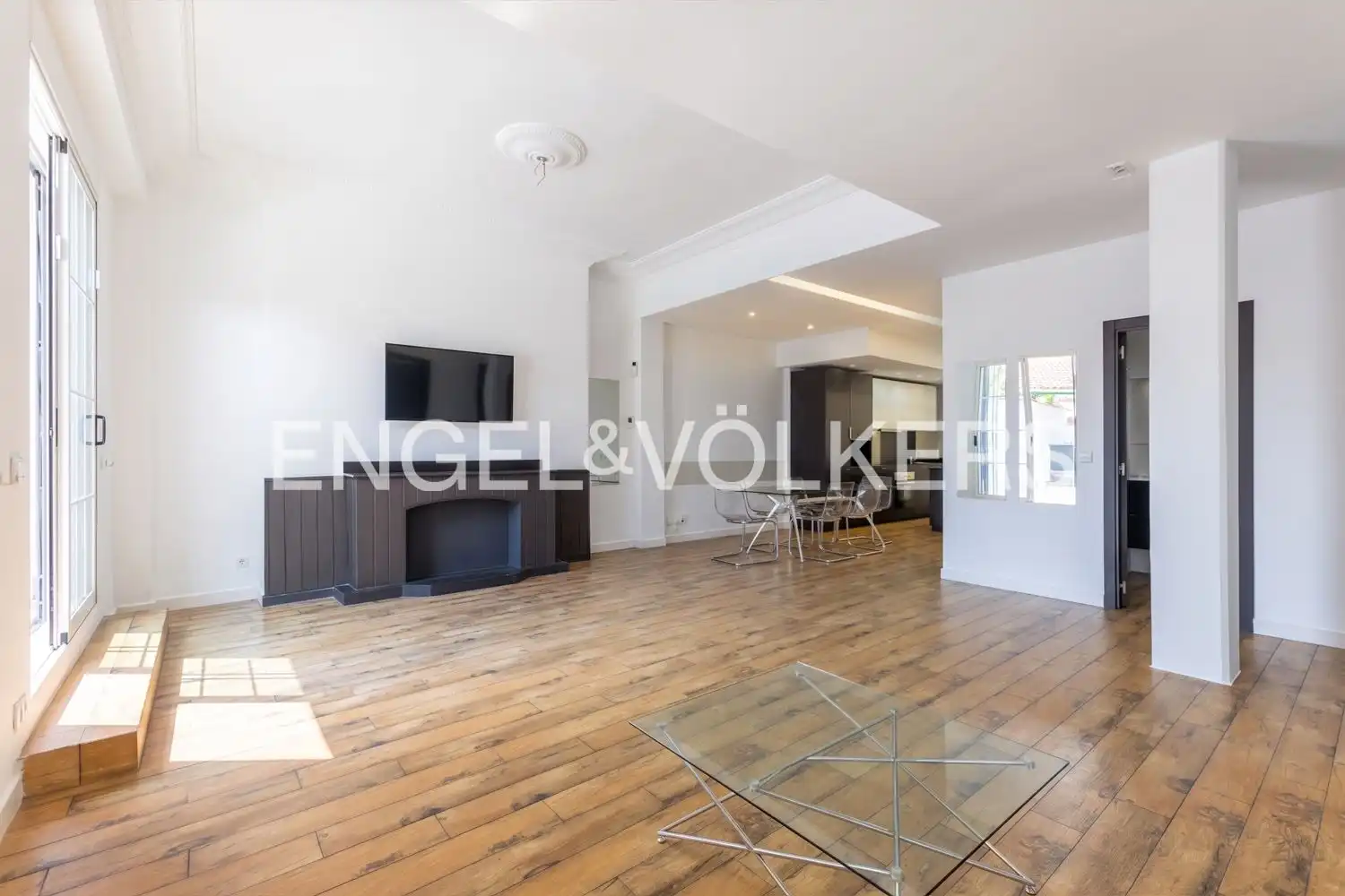 Living room of Flat for rent in Valencia  with Air Conditioner, Heating and Terrace