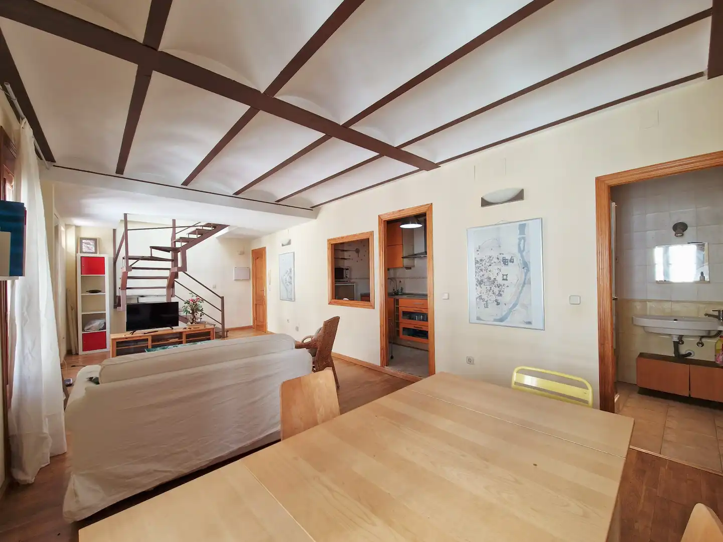 Wohnzimmer von Maisonette zum Verkauf in Toledo mit Klimaanlage, Heizung und Terrasse