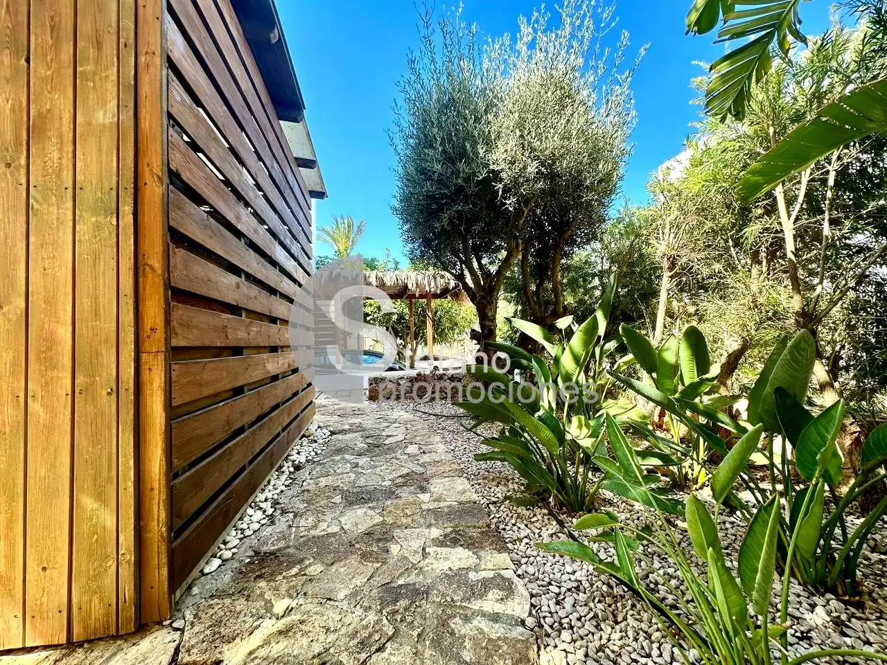 Garden of Detached homes for rent in Níjar  with Air Conditioner, Heating and Private garden