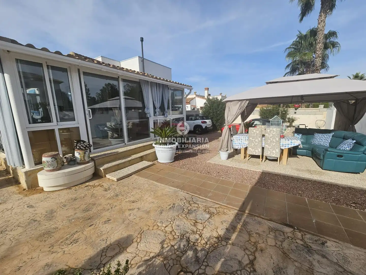Jardín de Casa o chalet en venta en Hondón de las Nieves / El Fondó de les Neus con Aire acondicionado, Calefacción y Jardín privado
