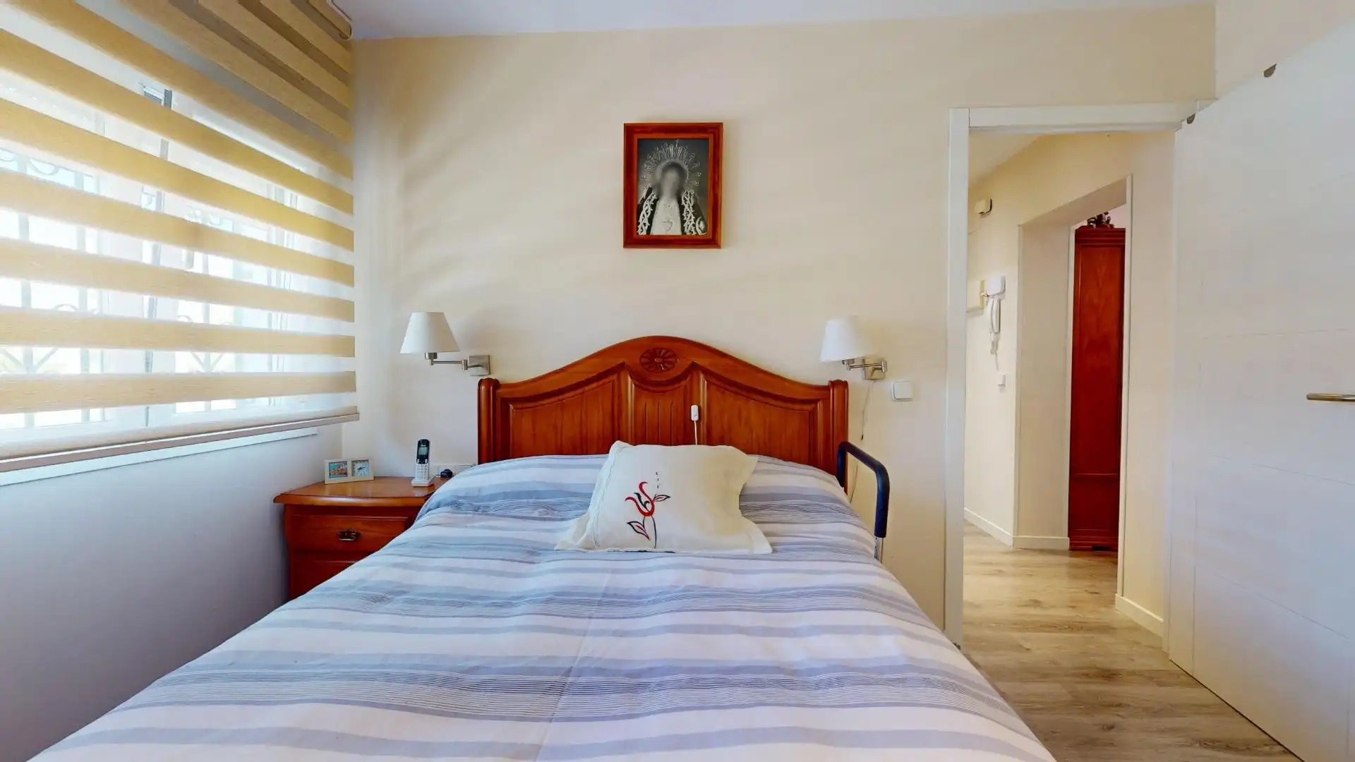 Schlafzimmer von Wohnung zum Verkauf in Madrid mit Klimaanlage, Heizung und Möbliert