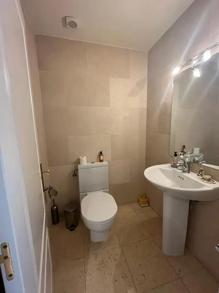 Bathroom of Flat for rent in Marbella  with Air Conditioner, Terrace and Swimming Pool