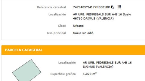 Terreno urbano en Daimús Playa  1.070 m a solo 370 m del mar, immagine 2