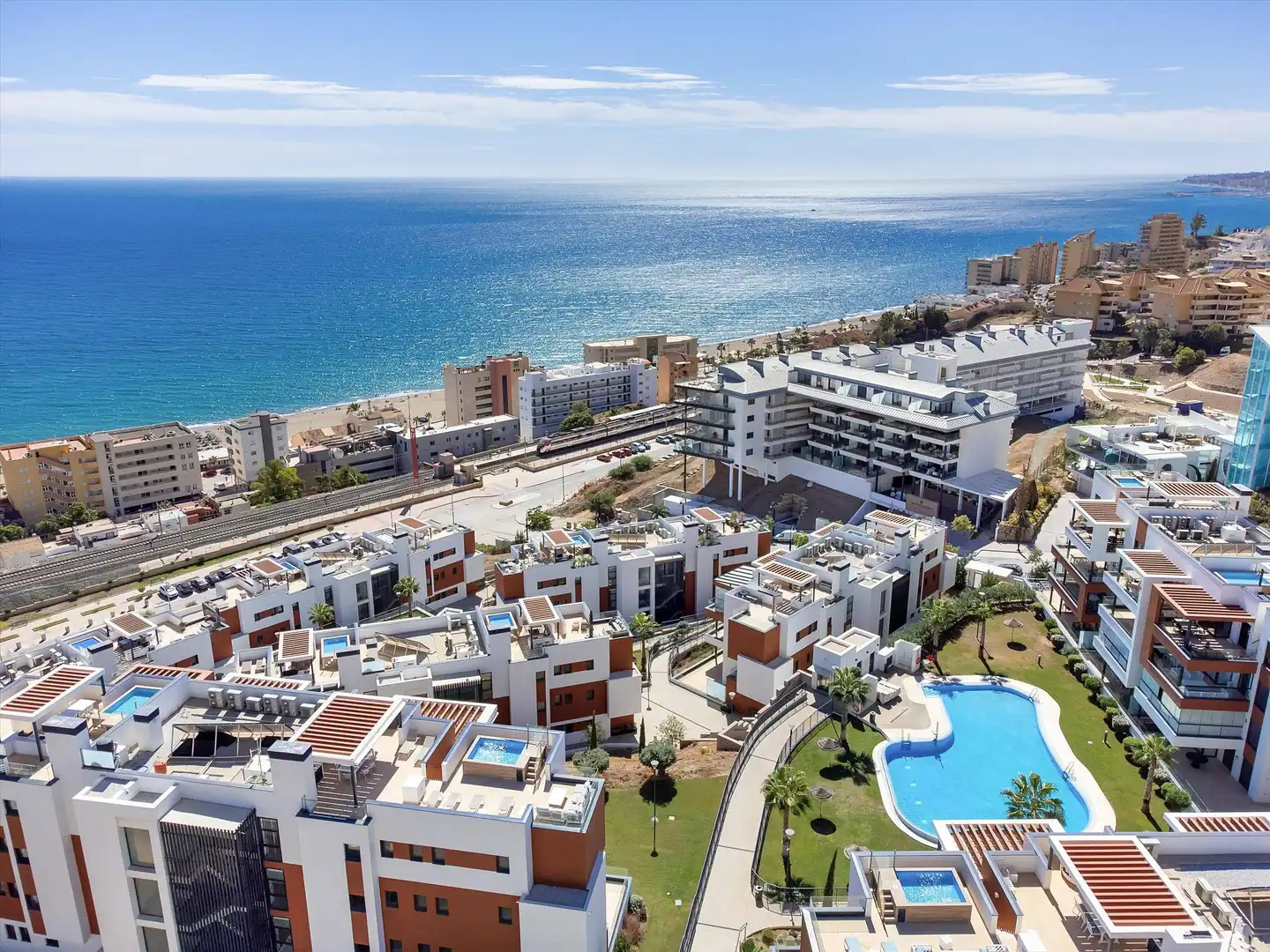 Vista exterior de Apartamento en venta en Fuengirola con Aire acondicionado, Jardín privado y Terraza