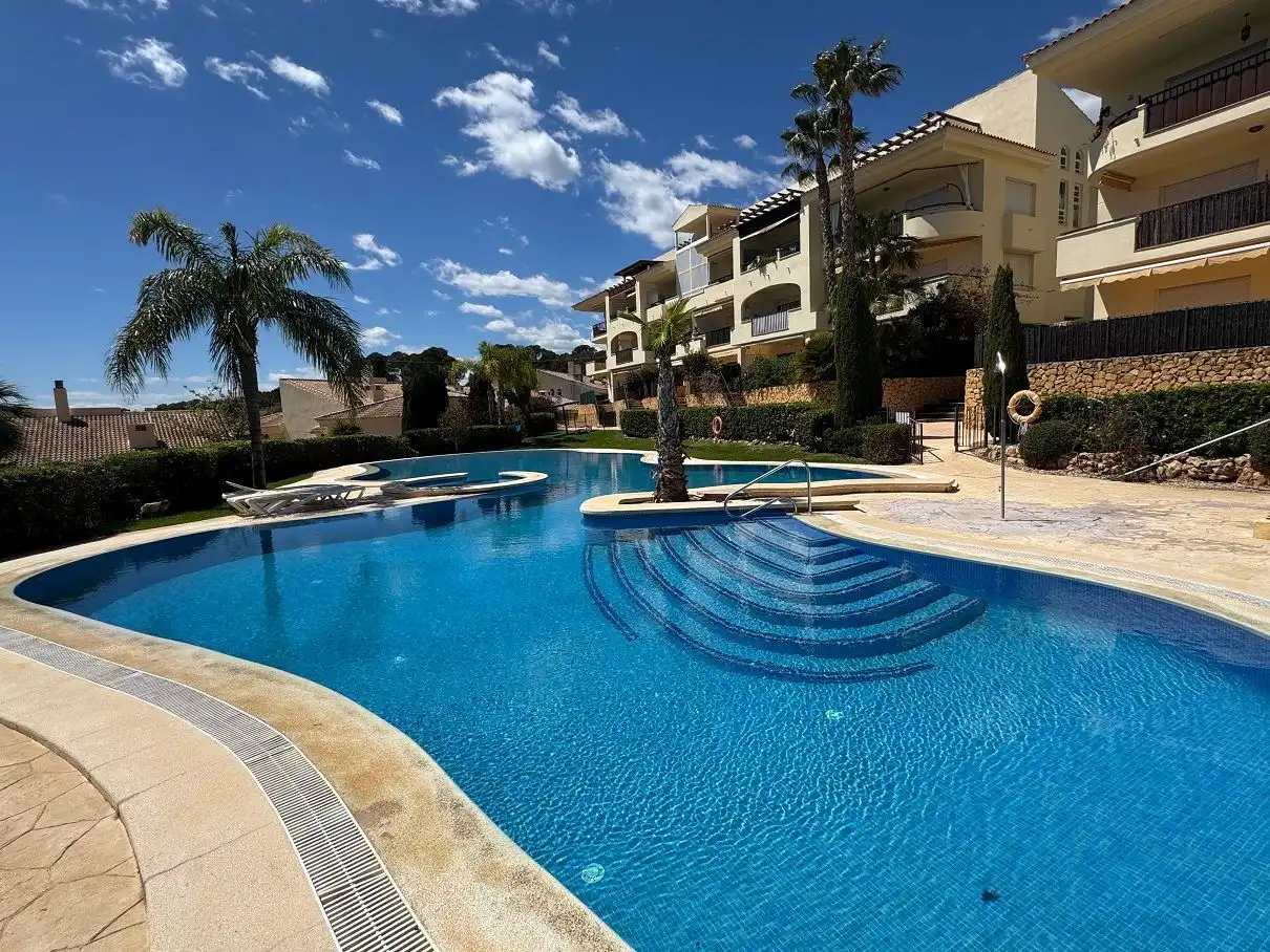 Schwimmbecken von Wohnungen zur Miete in Altea mit Klimaanlage, Heizung und Terrasse
