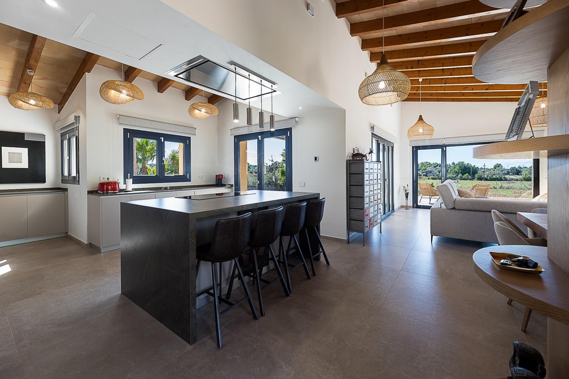 Cuina de Casa o xalet en venda en Sencelles amb Aire condicionat, Calefacció i Jardí privat