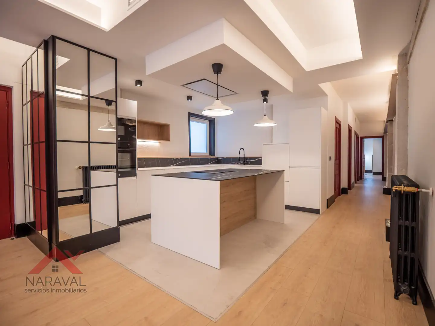 Kitchen of Flat for sale in  Pamplona / Iruña  with Air Conditioner, Heating and Oven