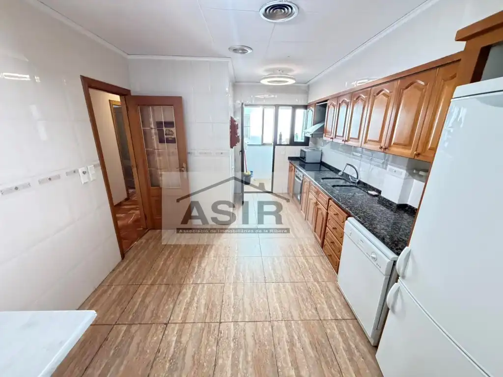 Cocina de Piso de alquiler en Alzira con Terraza