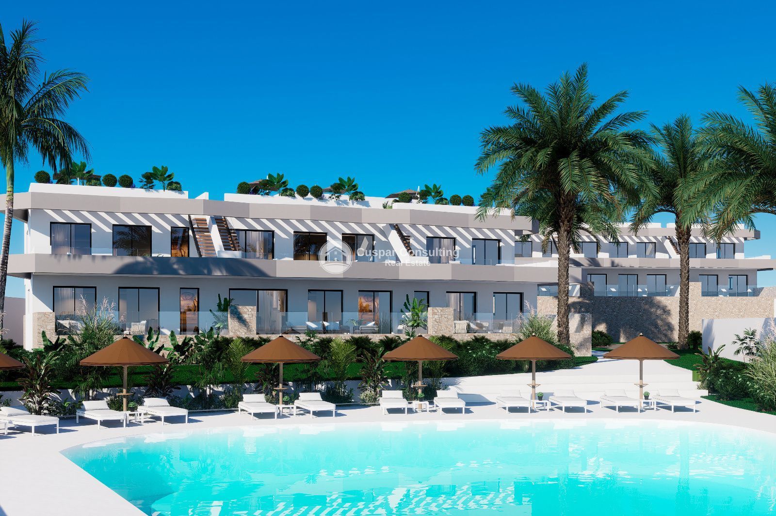 Exterior view of Apartment for sale in Finestrat  with Heating, Terrace and Swimming Pool