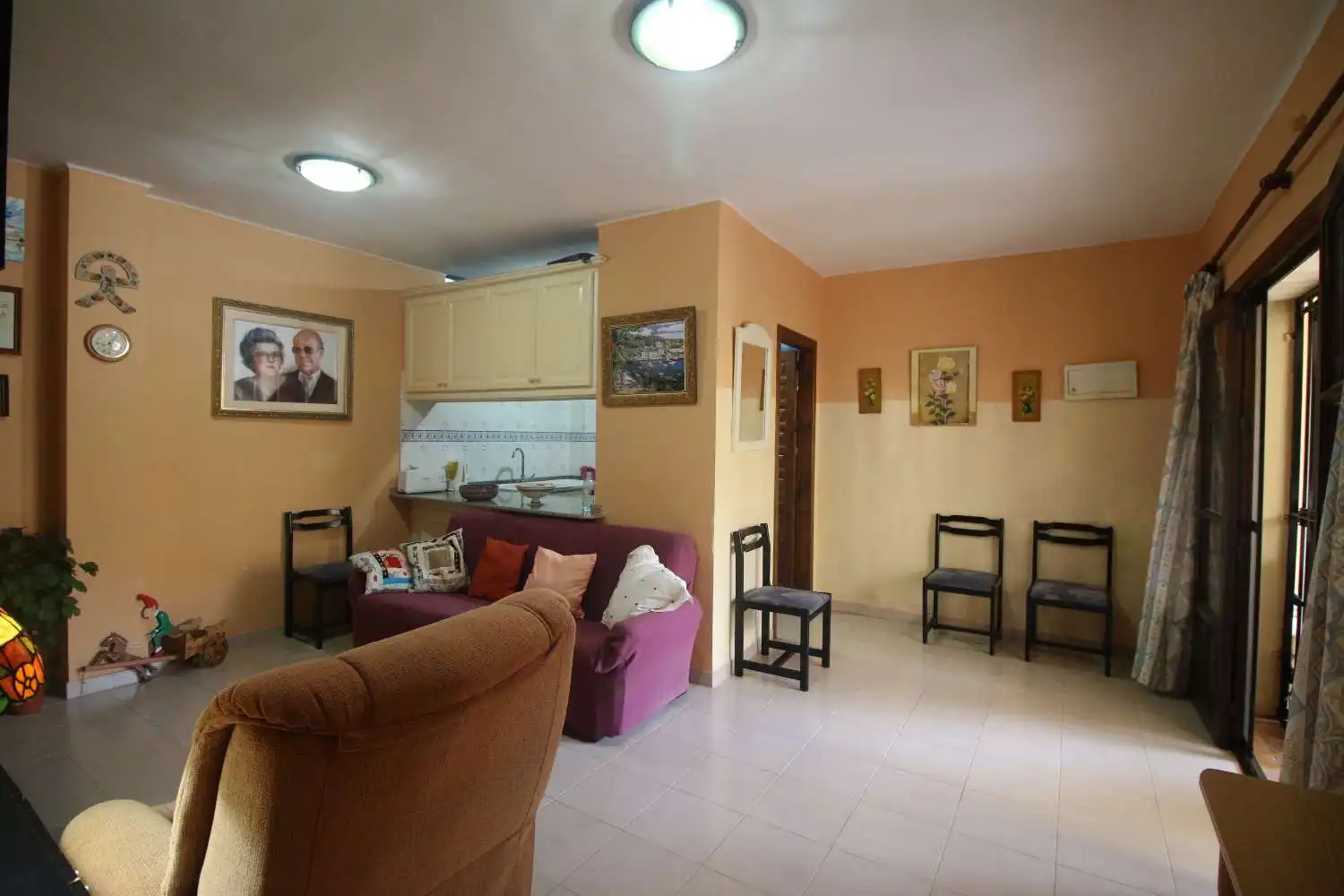 Sala d'estar de Apartament en venda en Cuevas del Almanzora amb Terrassa, Piscina i Moblat