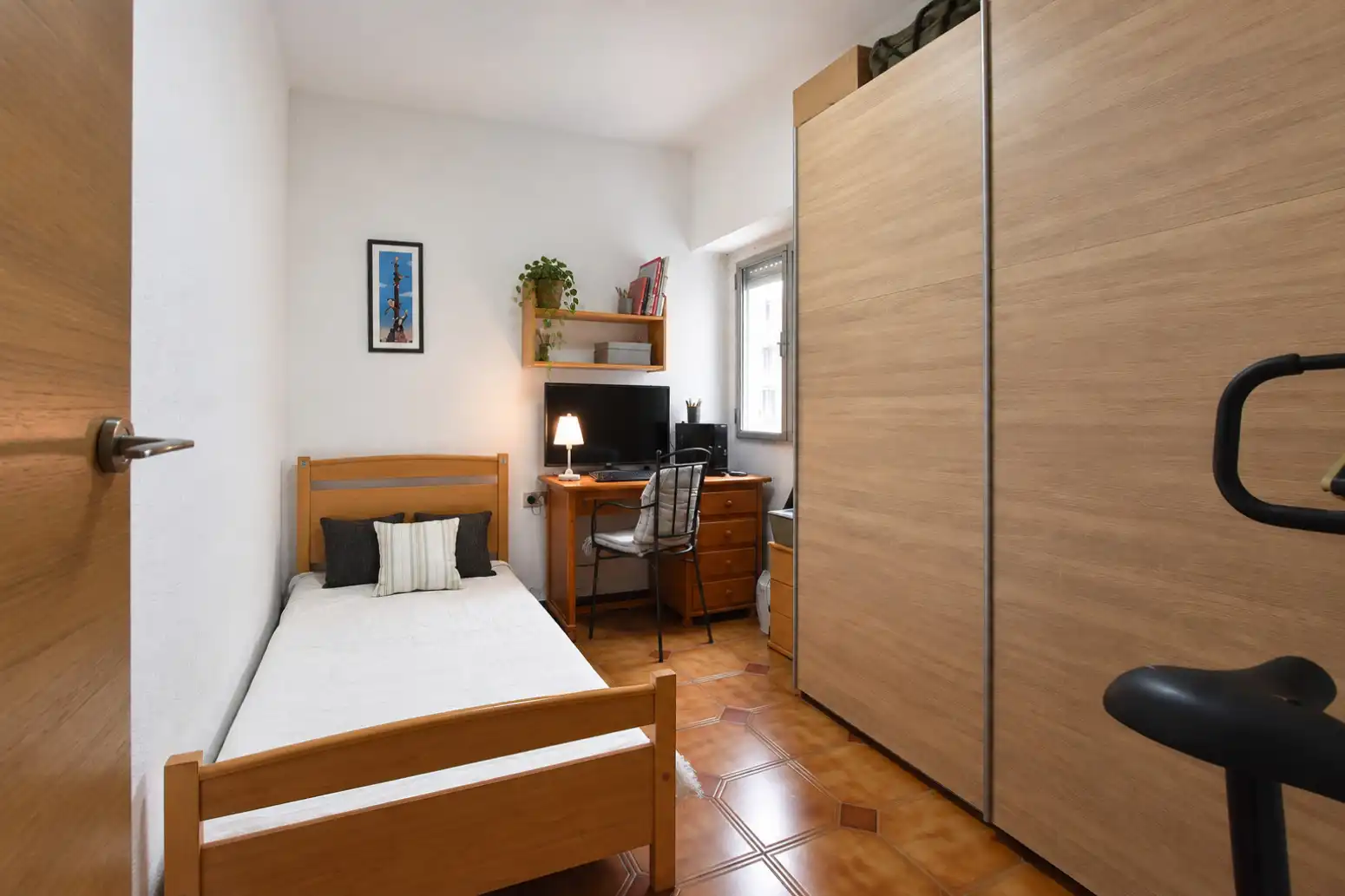 Bedroom of Flat for sale in Rafelbuñol / Rafelbunyol  with Air Conditioner, Storage room and Balcony