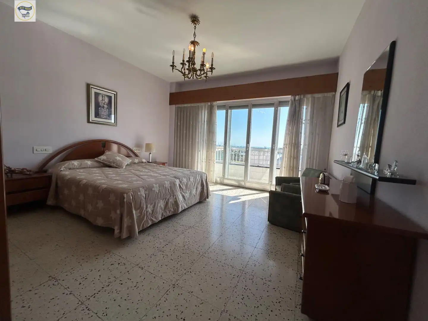 Bedroom of Flat for sale in La Ràpita  with Heating, Terrace and Balcony